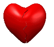 a GIF a broken heart